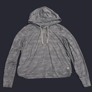 Women’s Vuori Halo Essential Grey Camo Hoodie